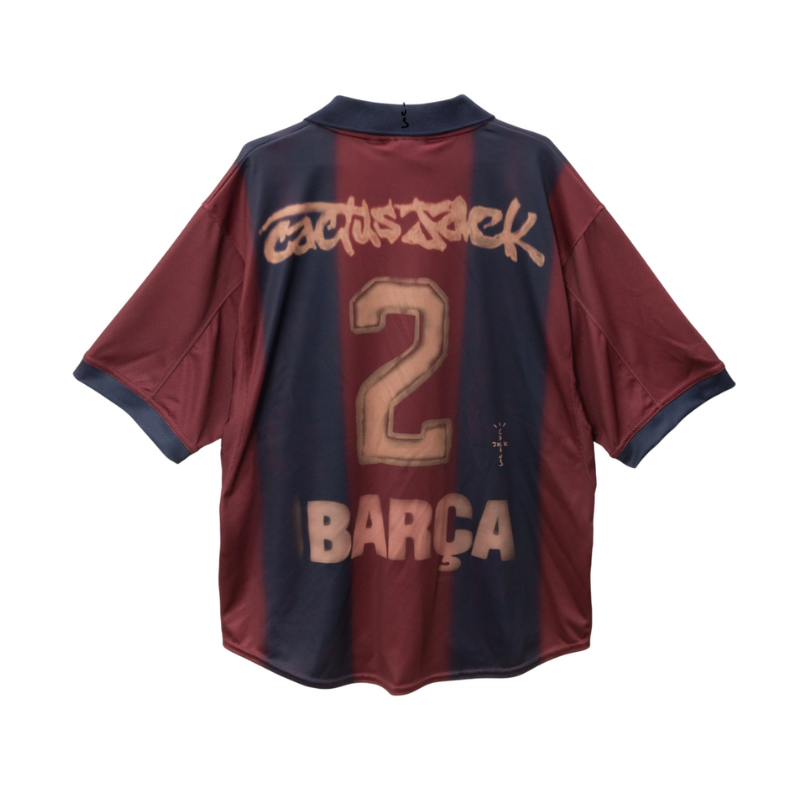 Camiseta Barça x Travis Scott retro