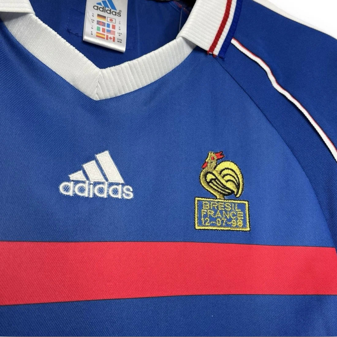 Camiseta Francia 1998 local retro