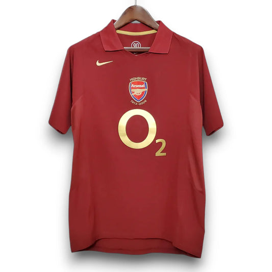 Camiseta Arsenal 2005/2006 local
